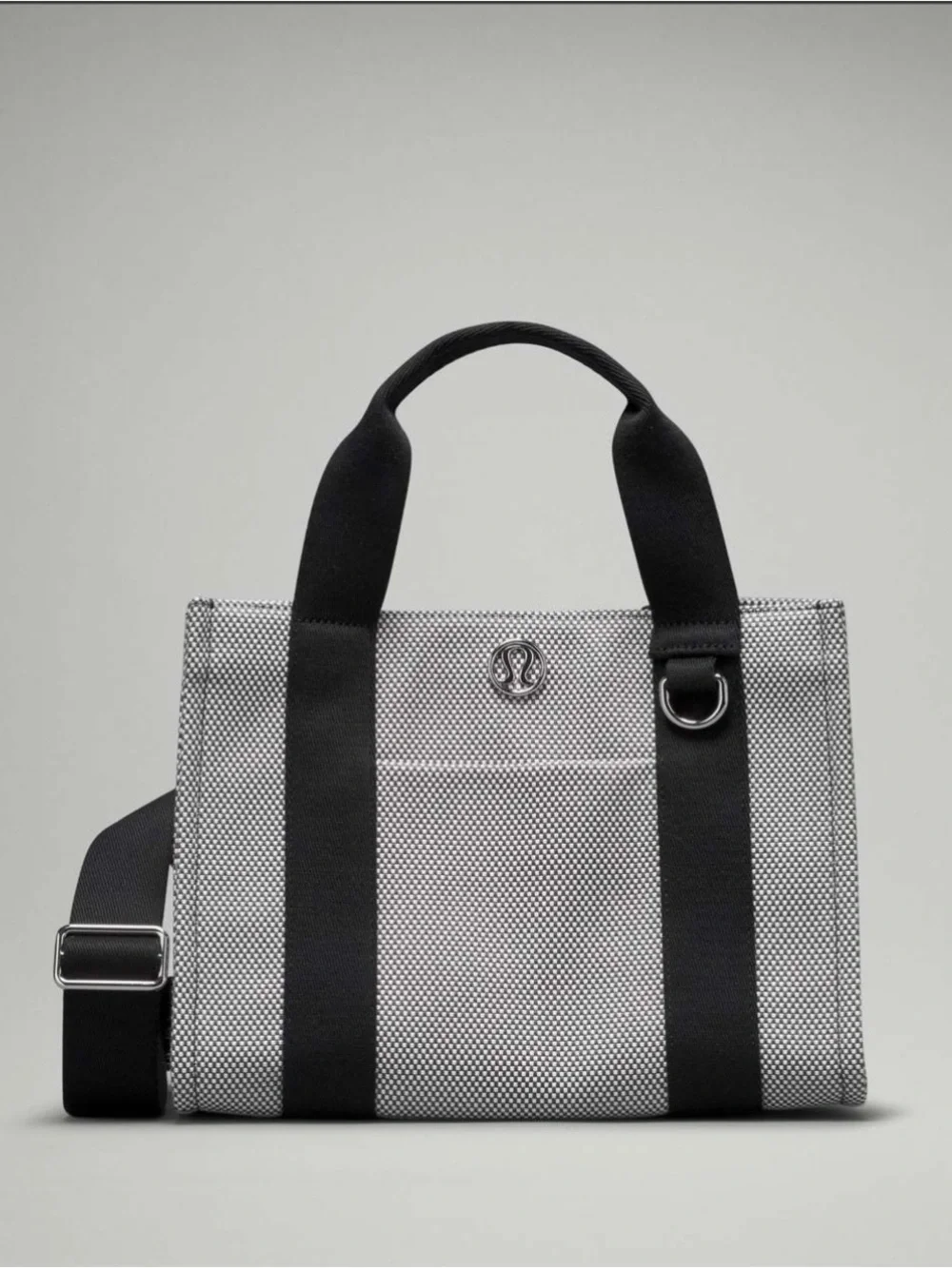 NWT Lululemon Two Tone Canvas Mini Boxy Tote 4.5L - Black BUNDLE - Picture 1 of 14